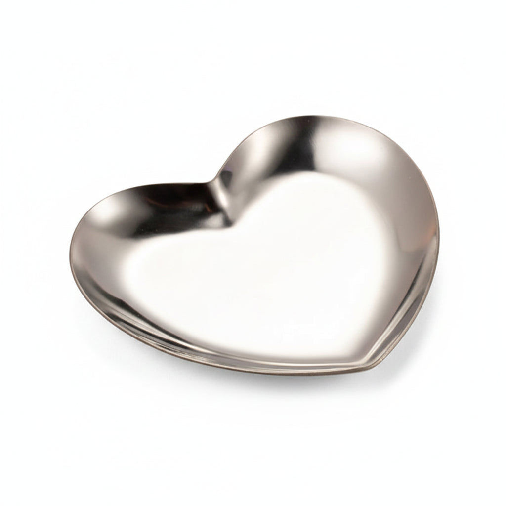 Heart-Shaped Metal Sorting Trays for Rhinestones and Beads