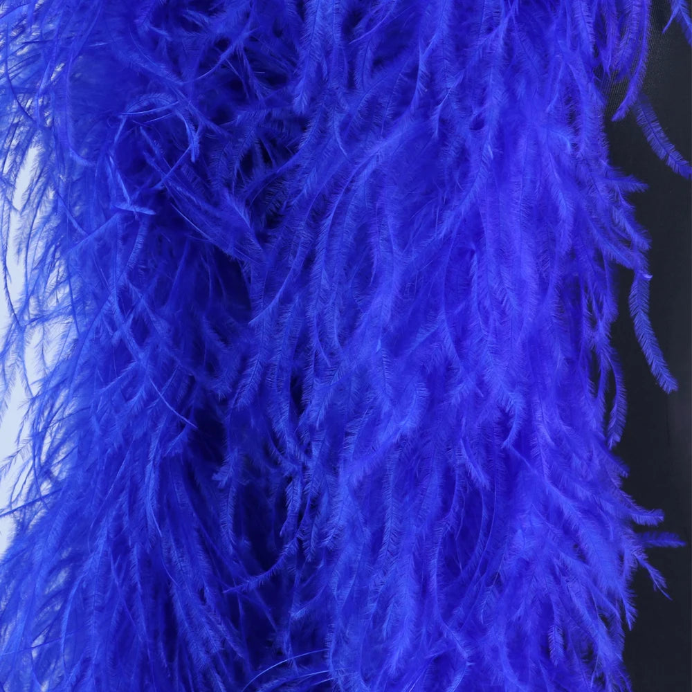 6-Ply Fluffy Ostrich Feather Scarf Boa