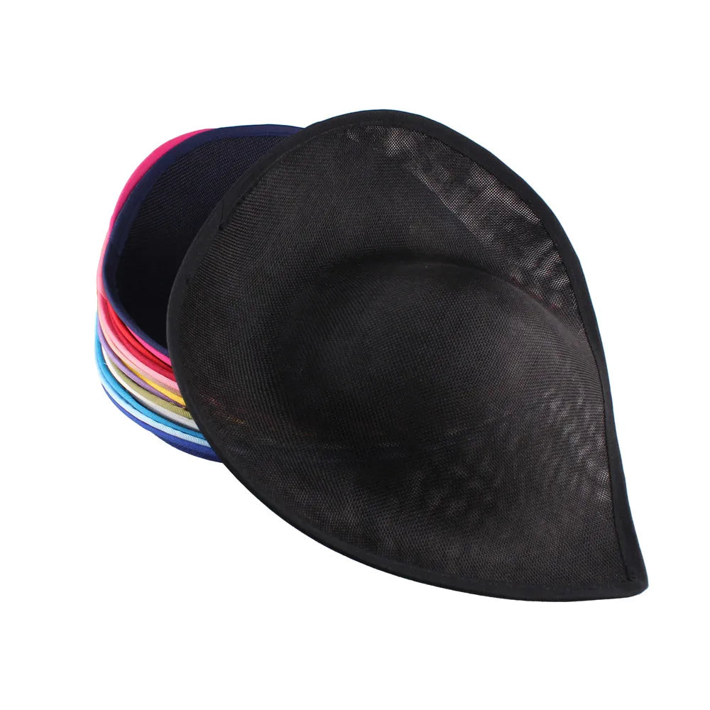 30cm Heart Shape Sinamay Fascinator Base DIY Millinery Derby Hat Headpiece Mold