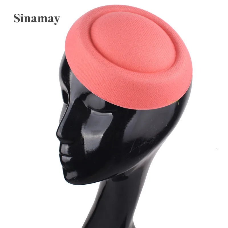 16cm Mini Pillbox Hat Fascinator Base DIY Millinery Stage Headpiece Mold