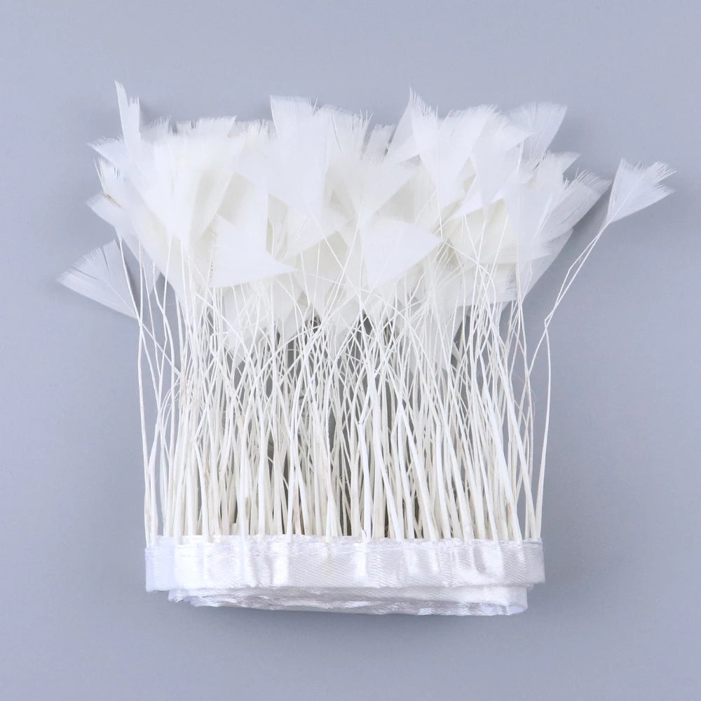 Turkey Feathers Trim Ribbon Fringe