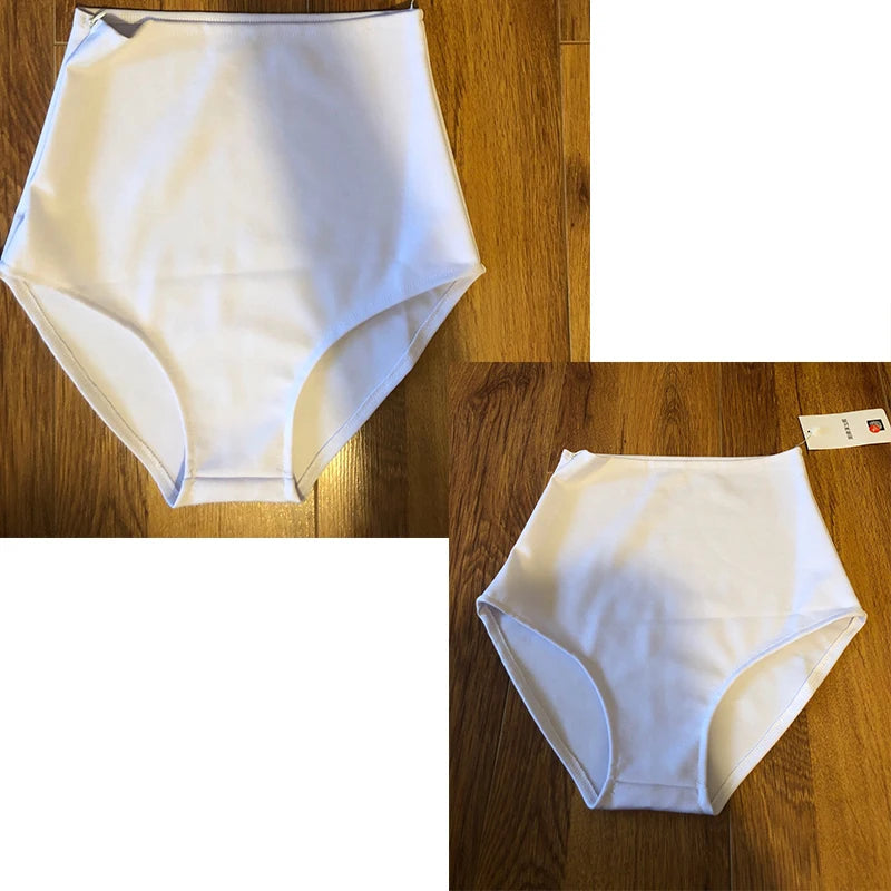 High-Waisted Triangle Performance Pole Dance & Rave Bootie Shorts Costume