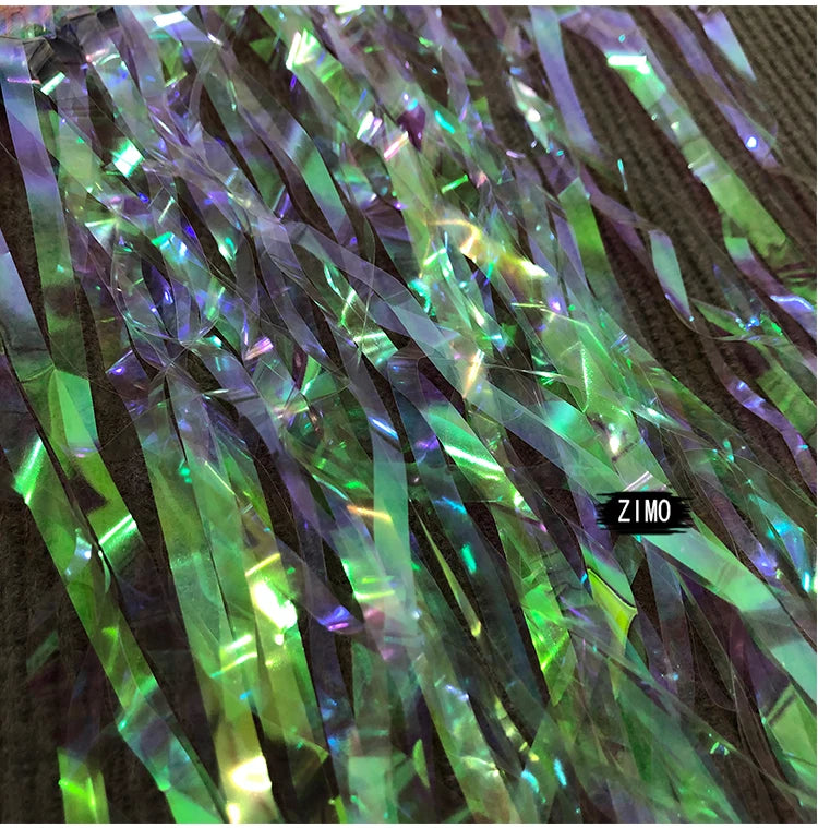 Emerald Green Rhinestone Sequin Mermaid Gown & Crown Stage Performance Costume Set