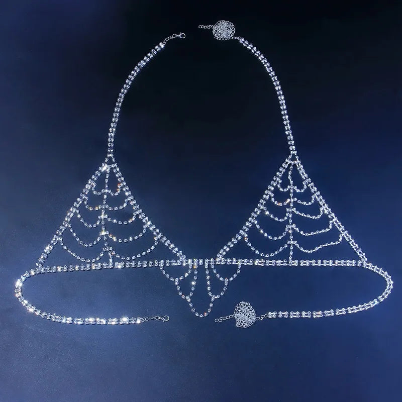 Tassel Bra & Thong Costume Body Jewelry