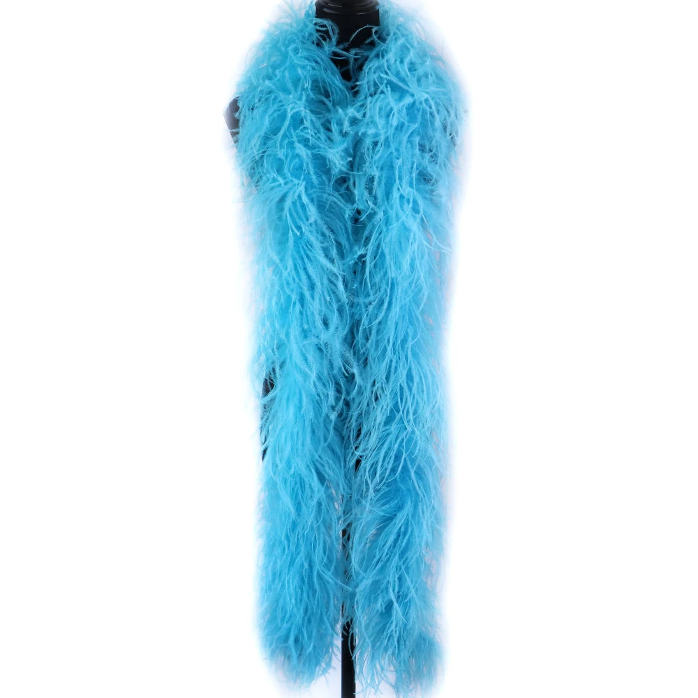 6-Ply Fluffy Ostrich Feather Scarf Boa