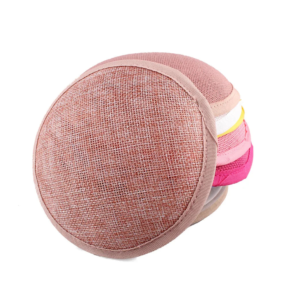 Round Imitation Sinamay Fascinator Base — 13 cm
