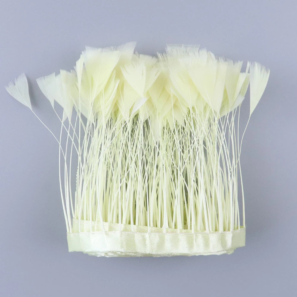 Turkey Feathers Trim Ribbon Fringe