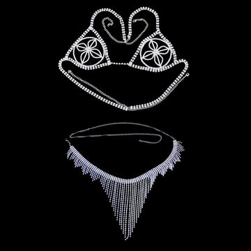Crystal Tassel Bra & Waist Body Jewelry