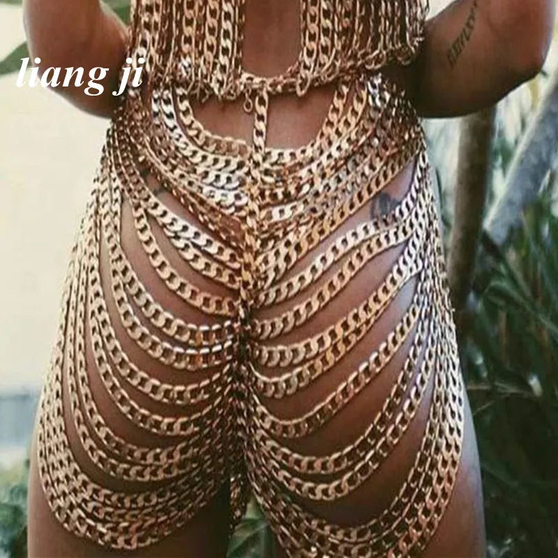 Alloy Bra & Thong Costume Chain Jewelry