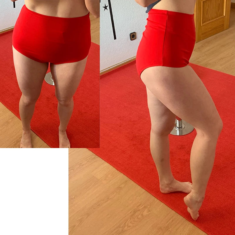 High-Waisted Triangle Performance Pole Dance & Rave Bootie Shorts Costume