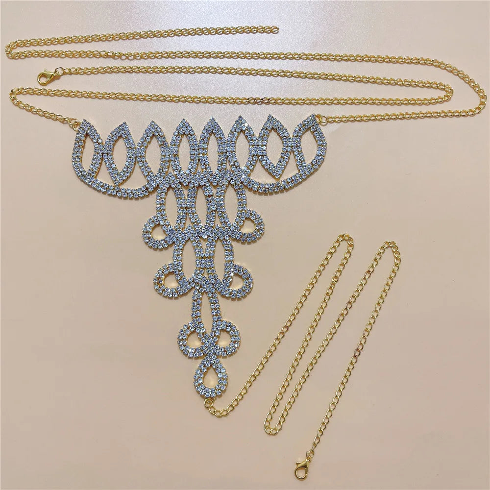 Crystal Bikini Bra & Thong Body Jewelry