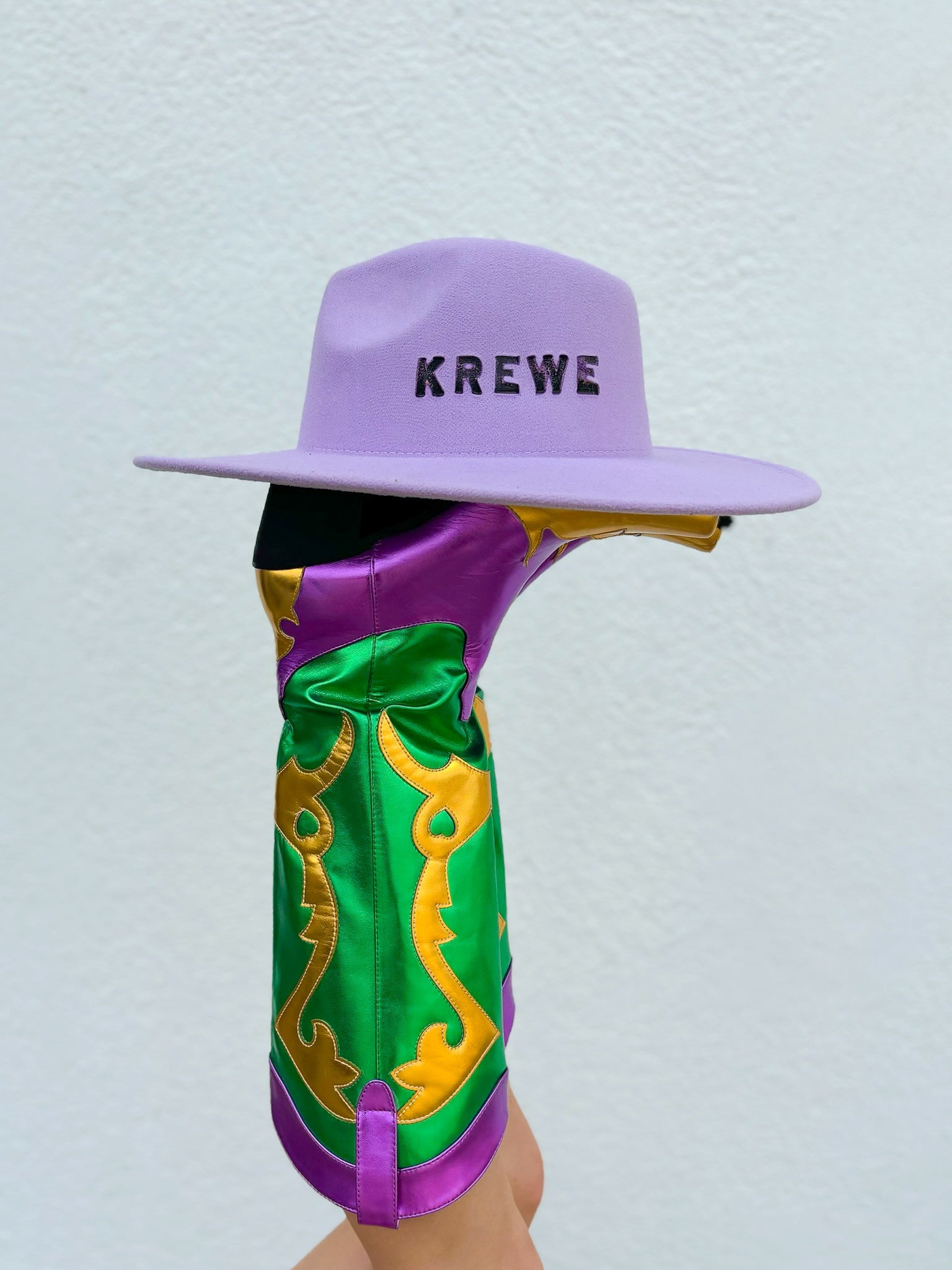 Metallic Cowboy Boots - Adult