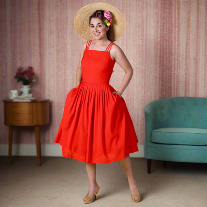 Vintage Style Circle Dress
