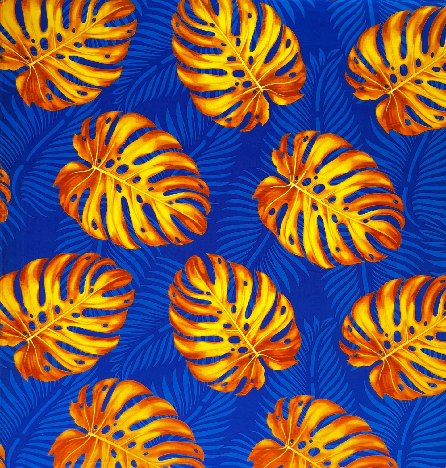 Monstera Dypsis Lutescens Leaves Fabric  | Peachskin