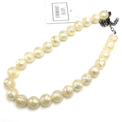 White Aurora Borealis Marco Necklace