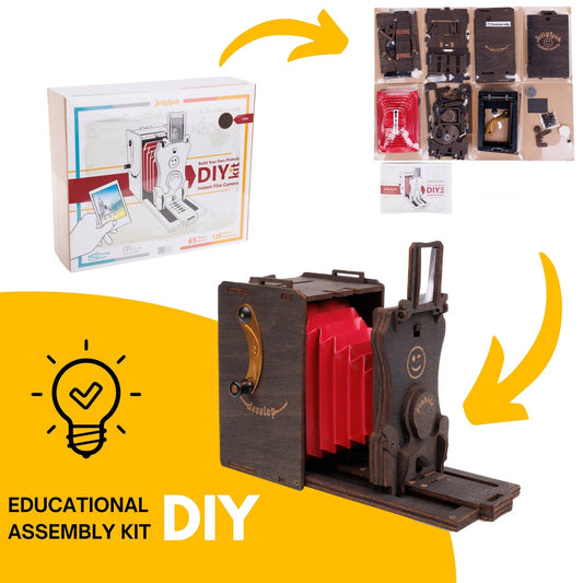 Pinhole Mini Instant Film Camera Building Set - DIY Kit for Self Assembly