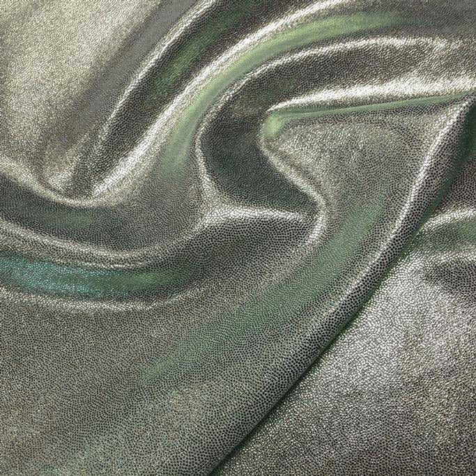 Mystique Foiled Spandex Fabric | Blue Moon Fabrics