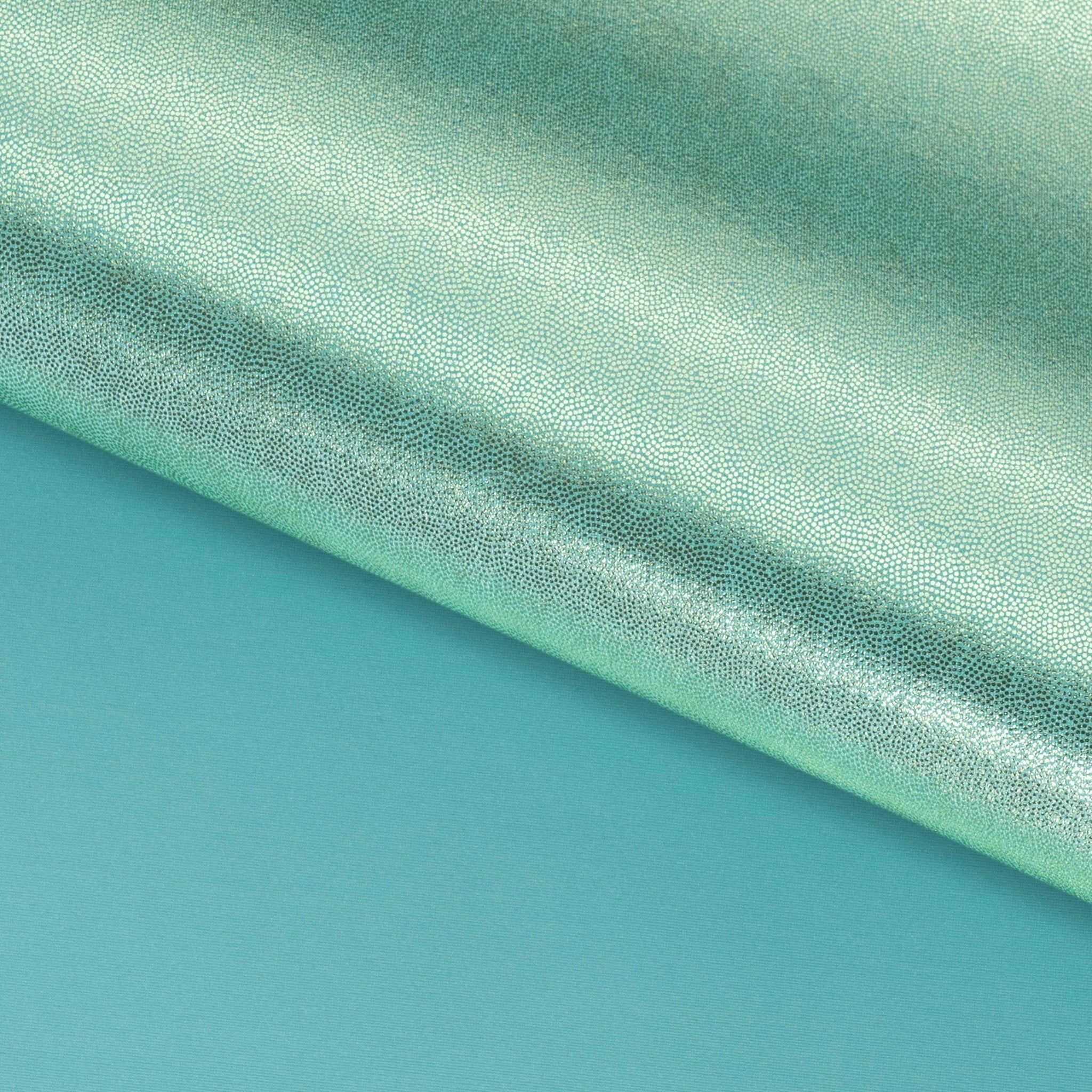 Mystique Foiled Spandex Fabric | Blue Moon Fabrics