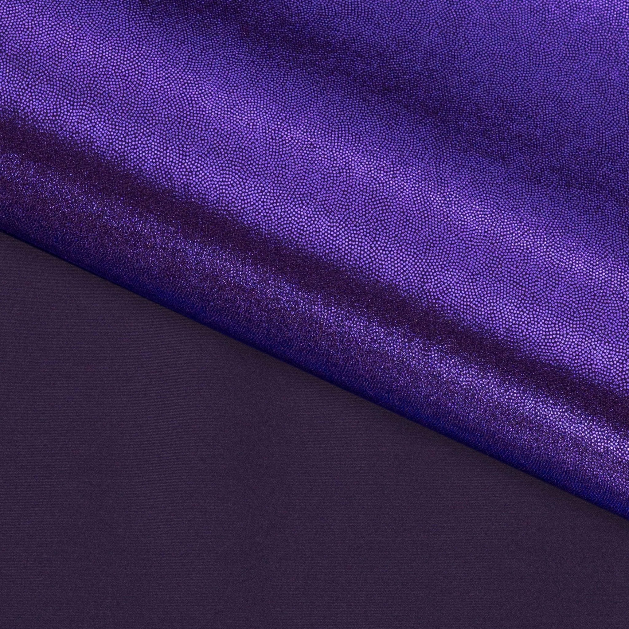 Mystique Foiled Spandex Fabric | Blue Moon Fabrics
