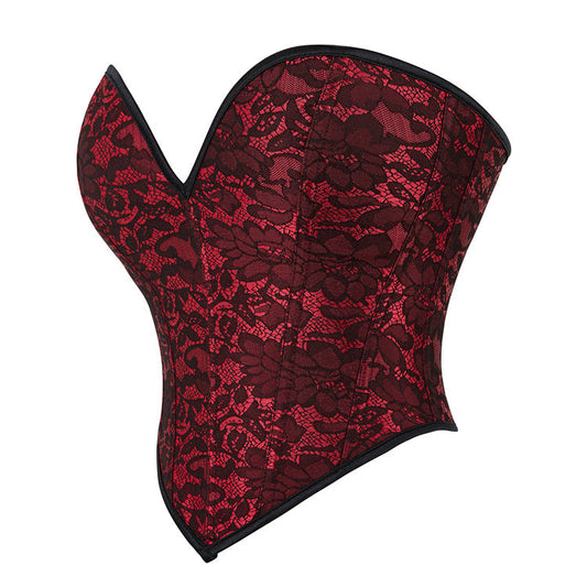 Dark Red Short Tube Top Sexy Women Top