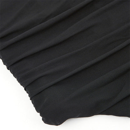 Black Breathable Mesh Elastic Tube Top Chest Support Sexy Top Supply Breathable
