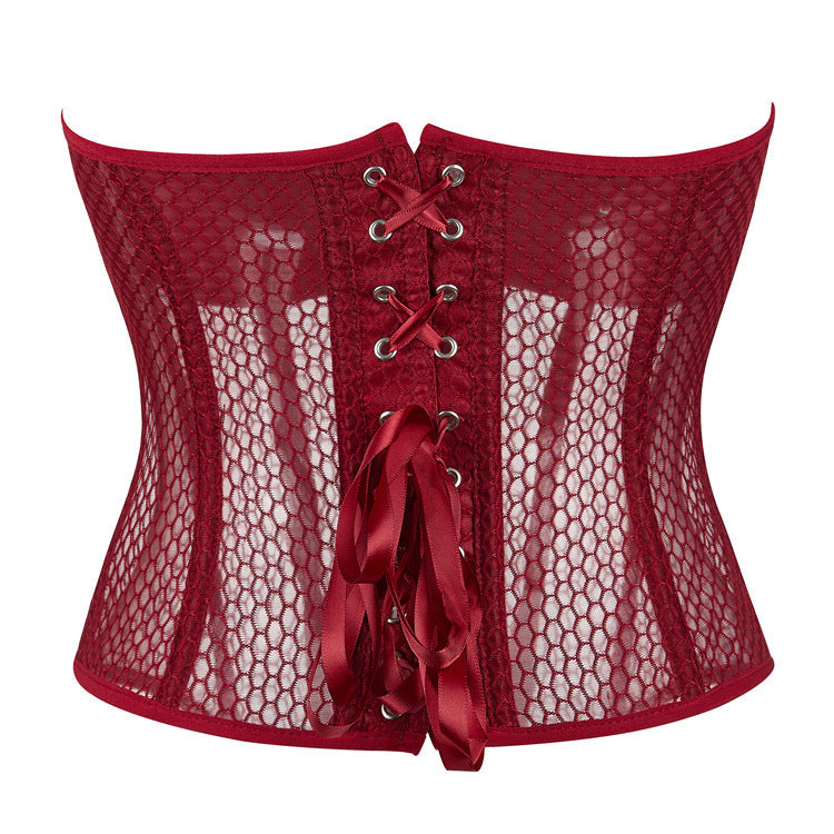 Cup Mesh Summer Breathable Court Body Shaping Top