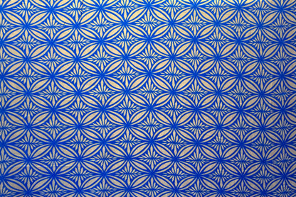 Tapa Flower Print Poly Linen Fabric | Islands Fabric