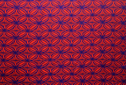 Tapa Flower Print Poly Linen Fabric | Islands Fabric