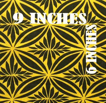 Tapa Flower Print Poly Linen Fabric | Islands Fabric