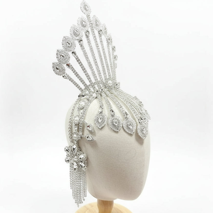 Rhinestone Showgirl Headpiece