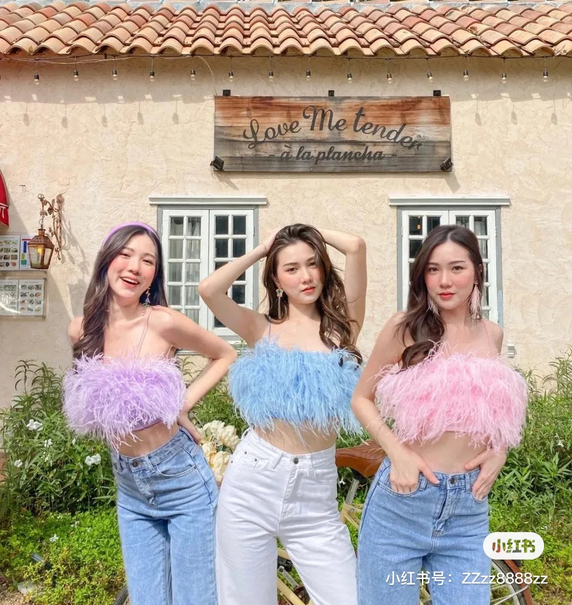 6-Ply Fluffy Ostrich Feather Scarf Boa