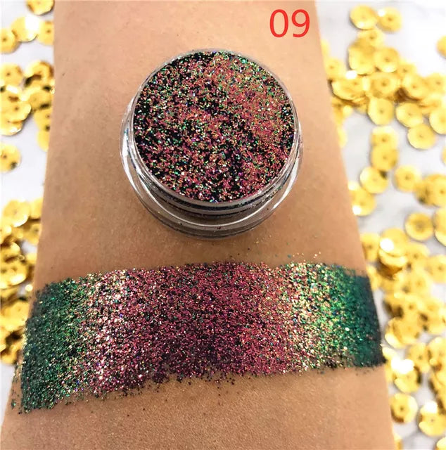 Chameleon Pigment Multi Chrome Prismatic Powder Eye shadow Palette