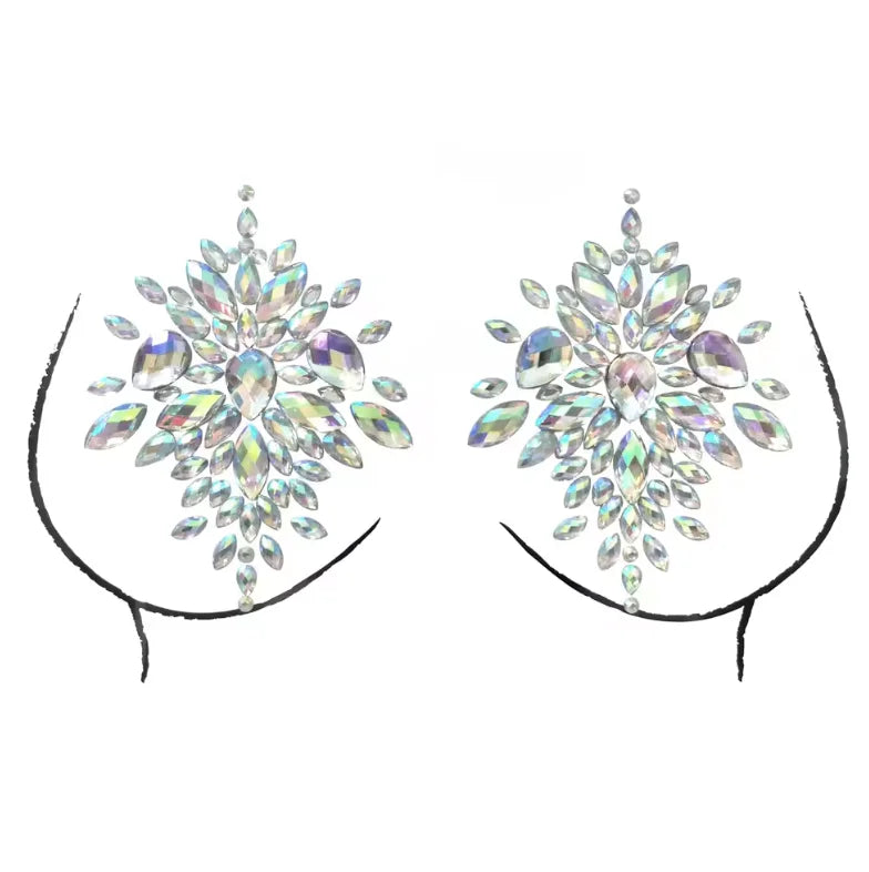 Crystal-Look Nipple Pasties & Body Jewelry