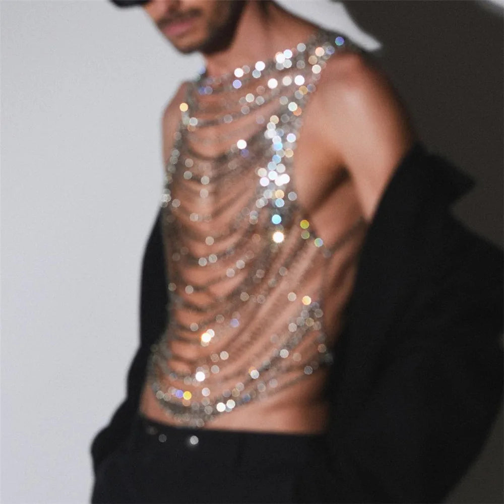 Crystal Chest & Bra Body Chain