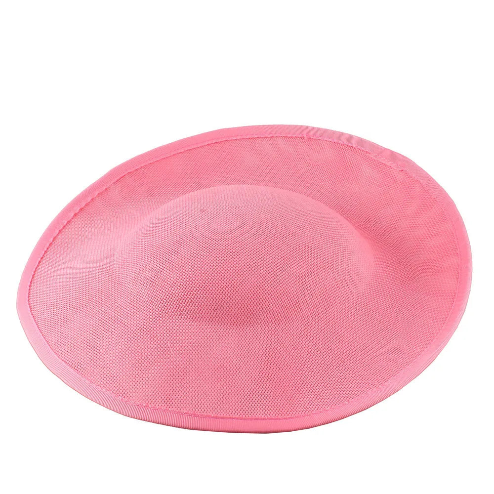 25cm Large Sinamay-Look Fascinator Base