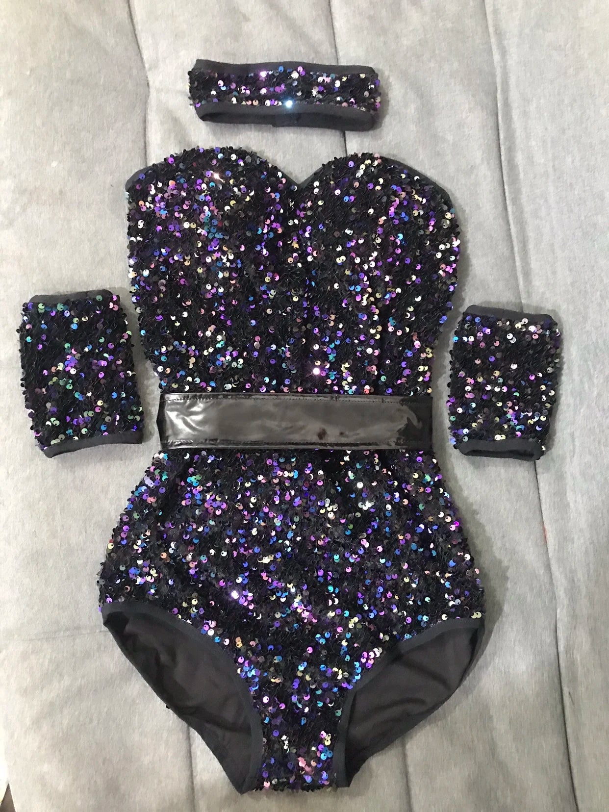 The Stardust Dynasty Sequin Bodysuit – Luxury Structured Stage Leotard