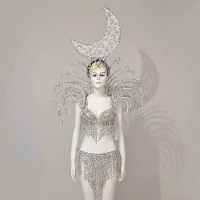Celestial Moon & Star Feathered Performance Set