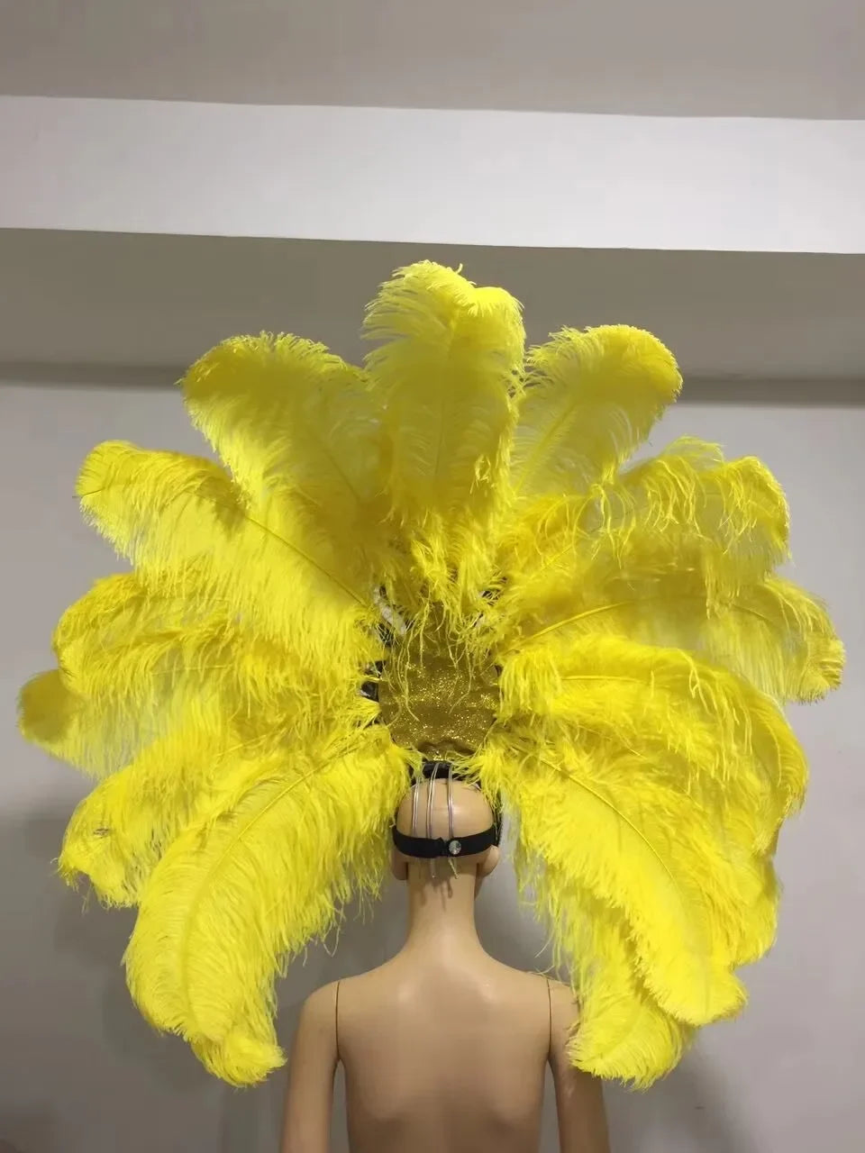 FASHIONABLE AND EXQUISITE HEADDRESS FEATHERS SAMBA DANCE CARNIVAL HALLOWEEN PARTY LATIN DANCE BAR PERFORMANCE HAT MASQUERADE