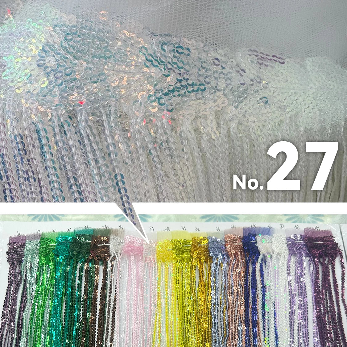Premium Sequin Fringe Trim (20CM)
