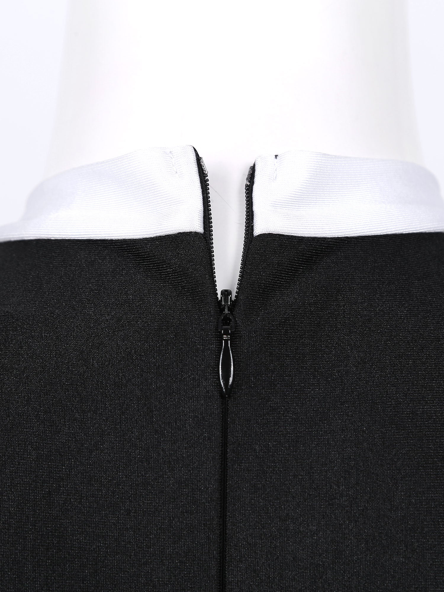 Tuxedo Bowknot Long Sleeve Ruffle Leotard Dress Magician Costume