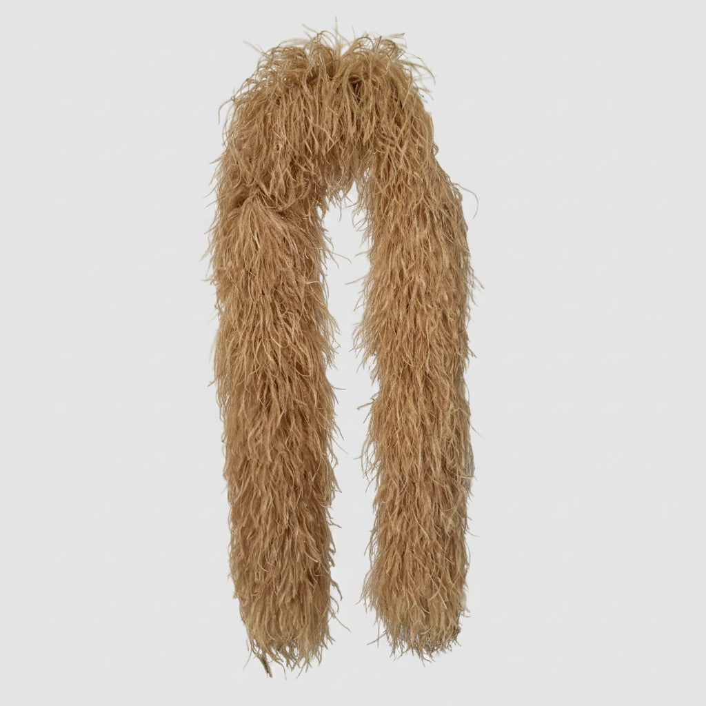 Premium Natural Ostrich Feather Multi-Ply Performance Boa