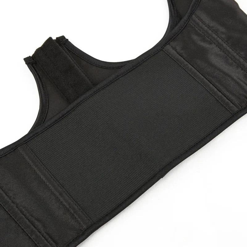 Gothic Underbust Corset Top Strapped Curve Shaper Punk Slimming Waist Belt