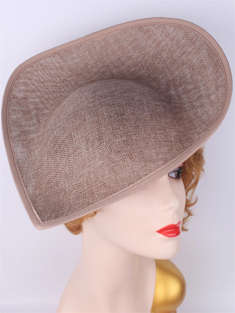 30cm Teardrop Sinamay Fascinator Base DIY Millinery Headpiece Cocktail Hat Mold
