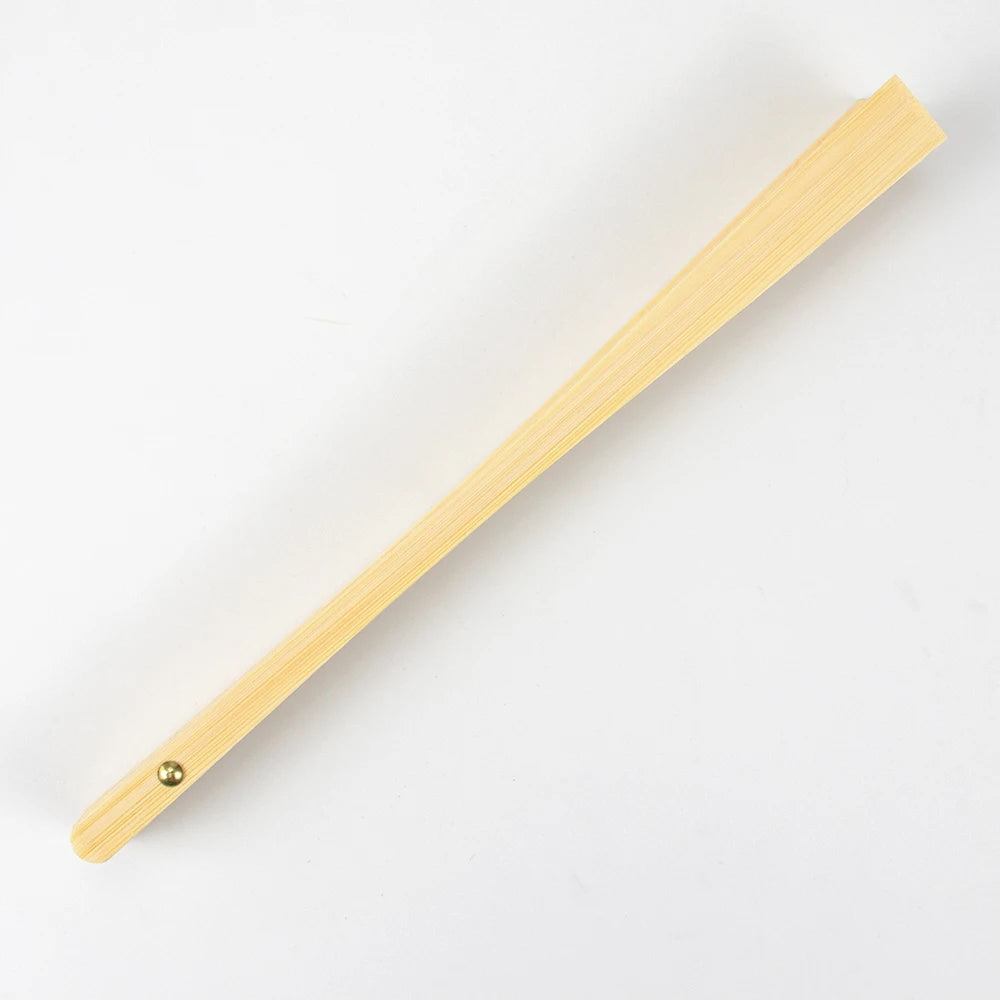 9IN  Bamboo Folding Fan Skeleton (15-Bone)
