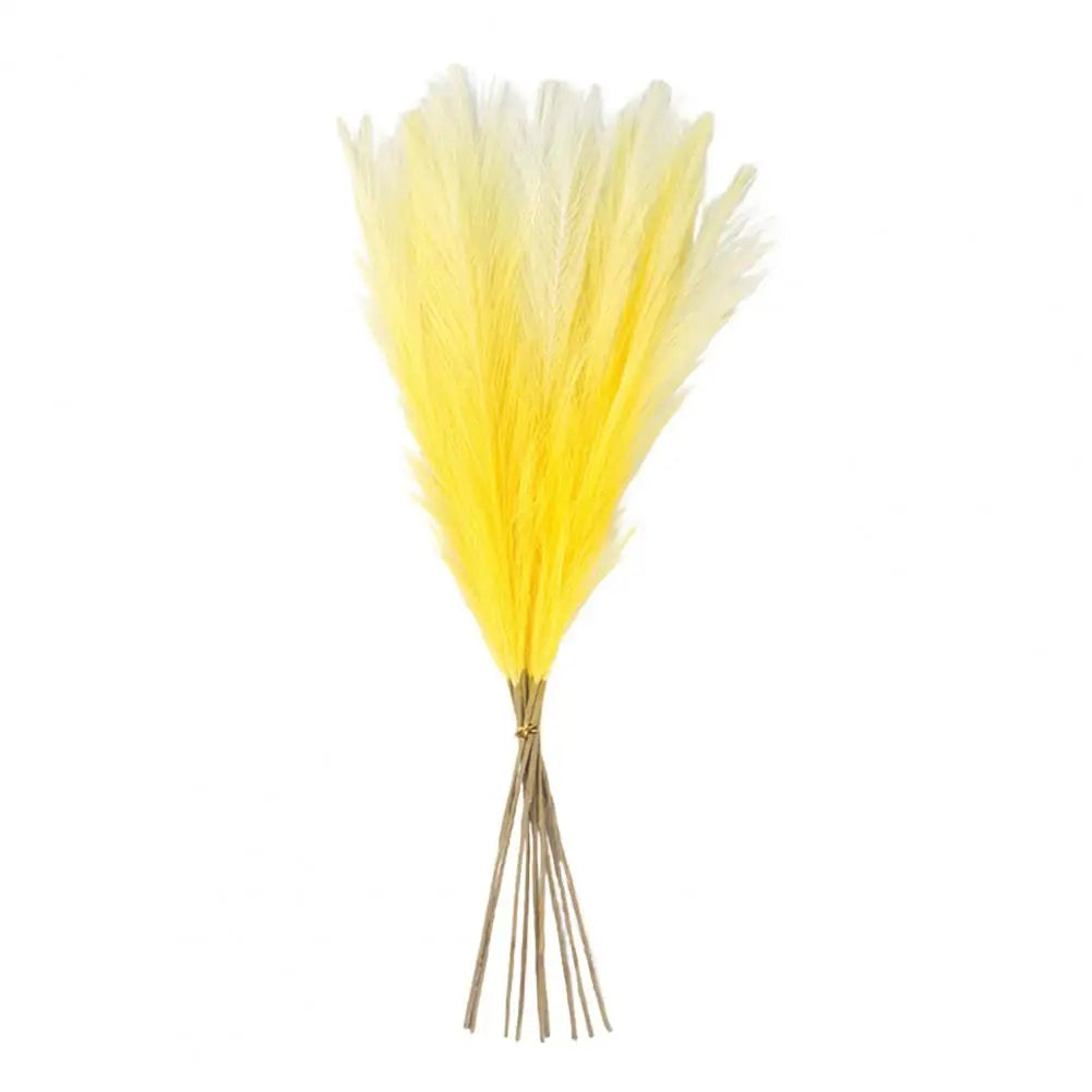Deluxe Artificial Pampas Grass Fluffy Boho Floral Stem Set