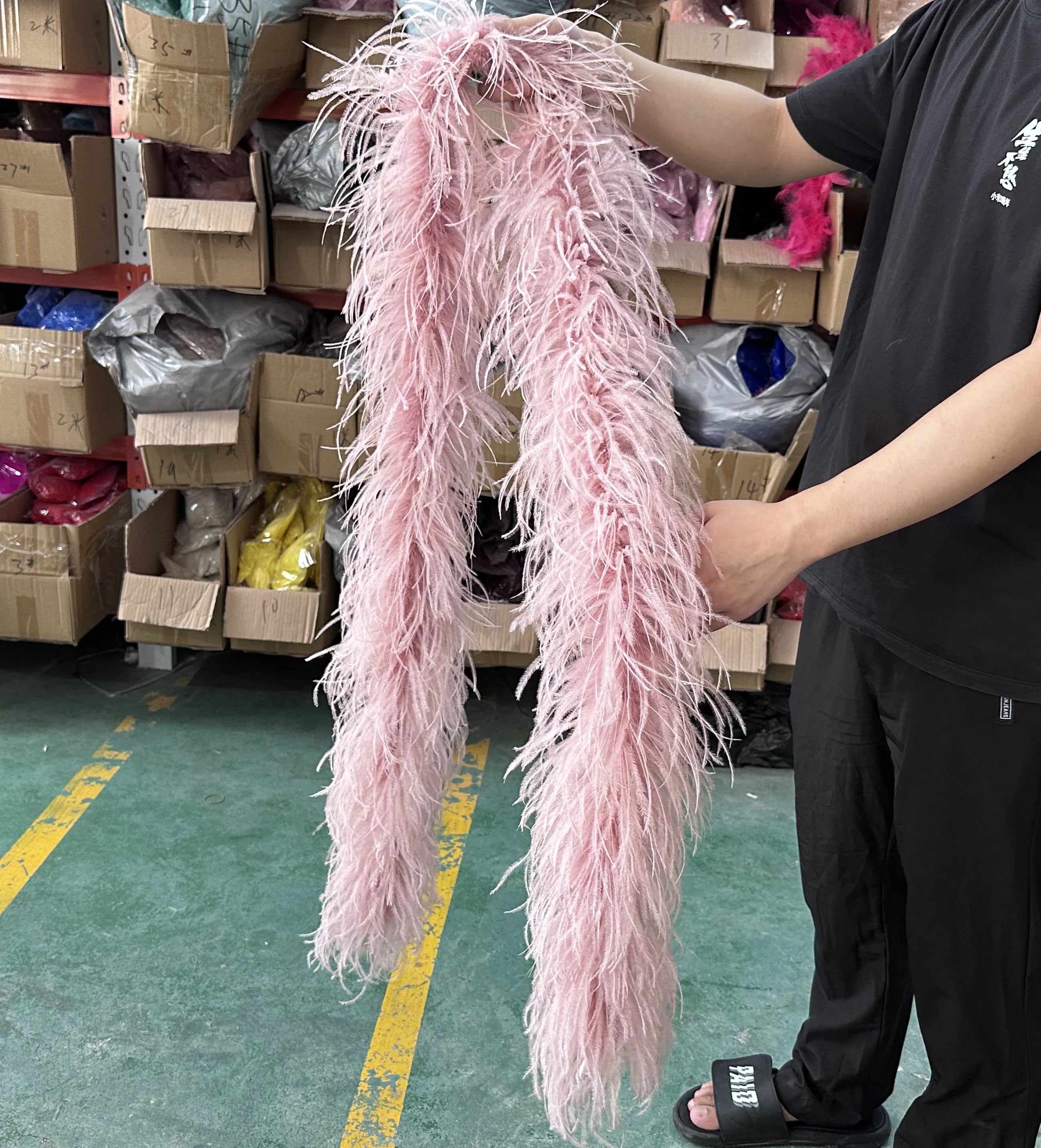 Multi-Ply Ostrich Feather Scarf Boa (2 Meters)
