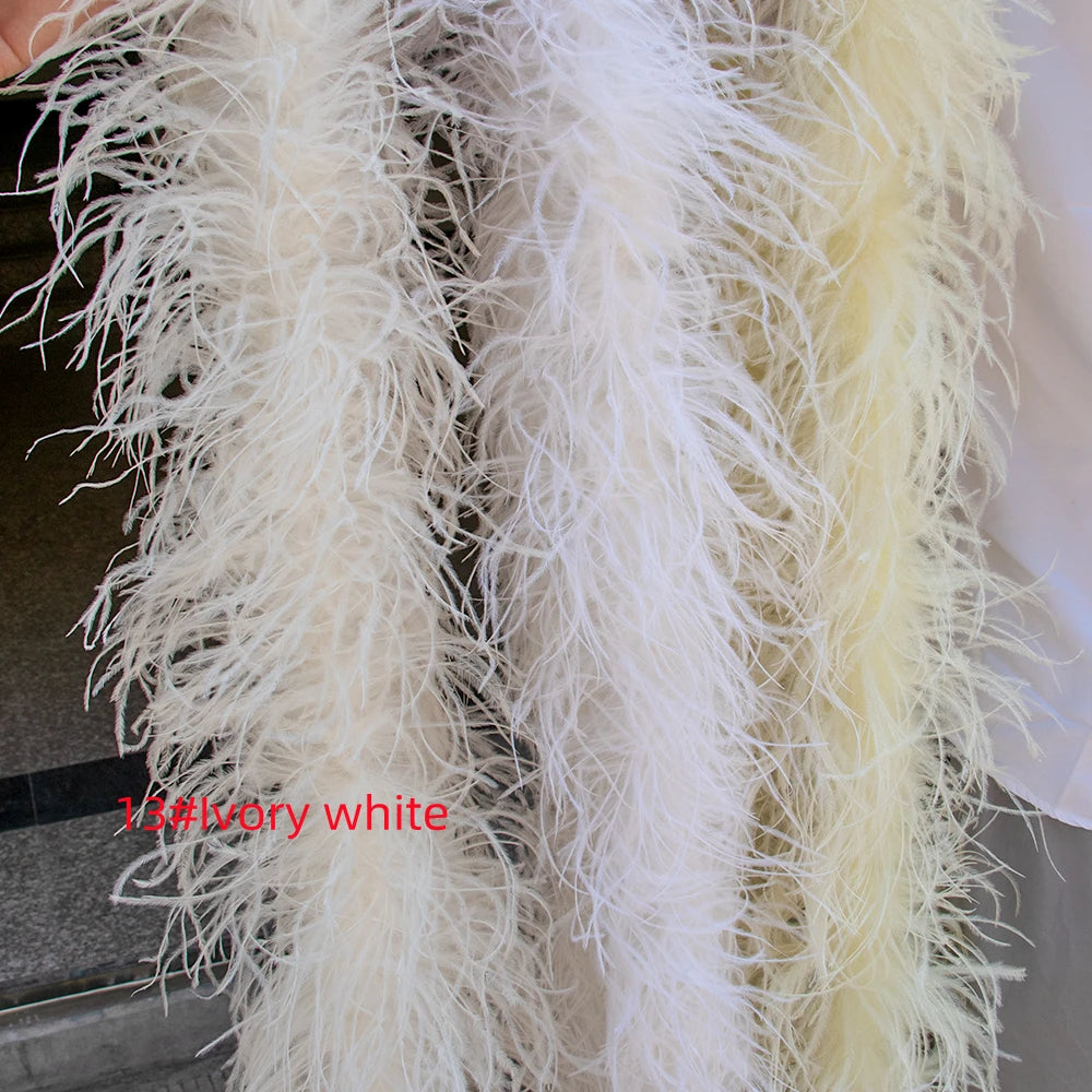 Ostrich Feather Trim Boa (1 Meter)