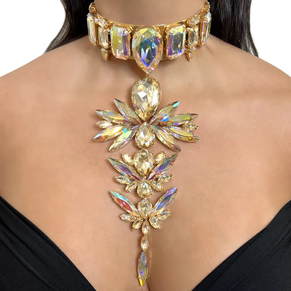 Long Pendant Exaggerate Choker