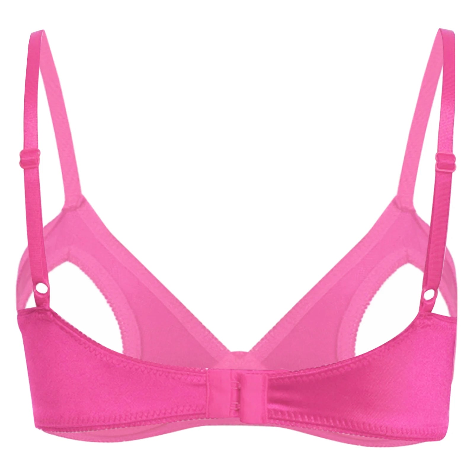 Hollow Out Open Nipple Shelf Bra