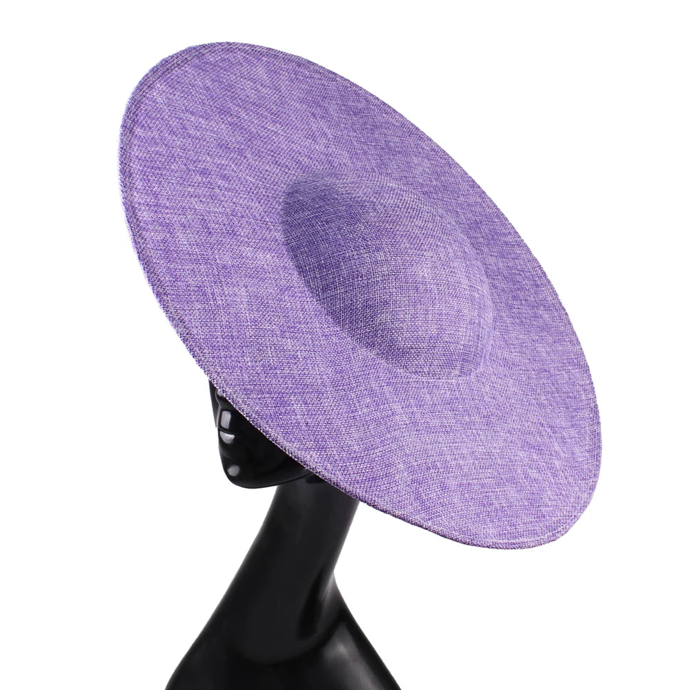40cm Large Round Sinamay Fascinator Base DIY Millinery Derby Hat Headpiece Mold